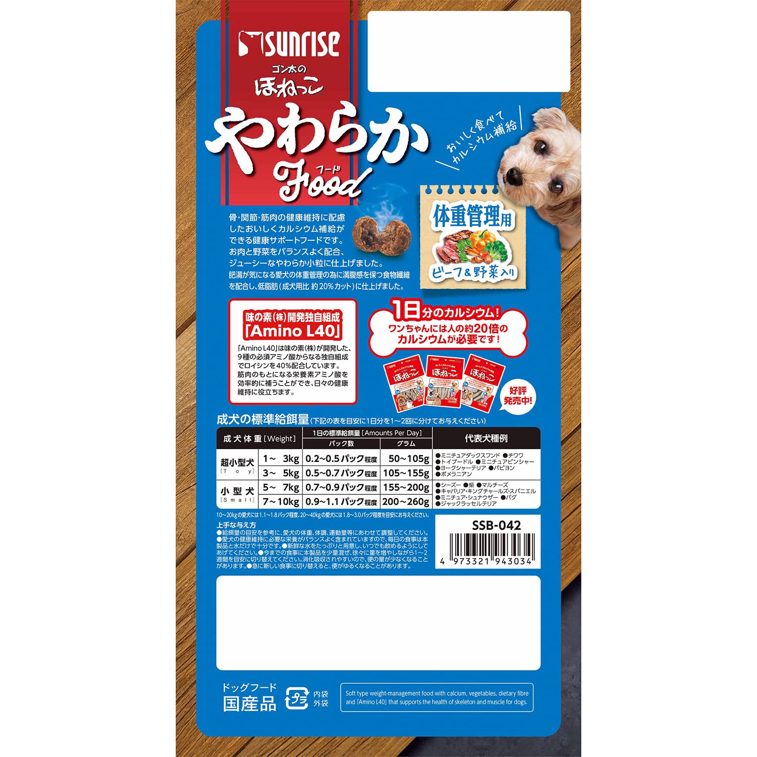 Amazon.co.jp: サンライズ ゴン太のほねっこ やわらかフード ビーフ